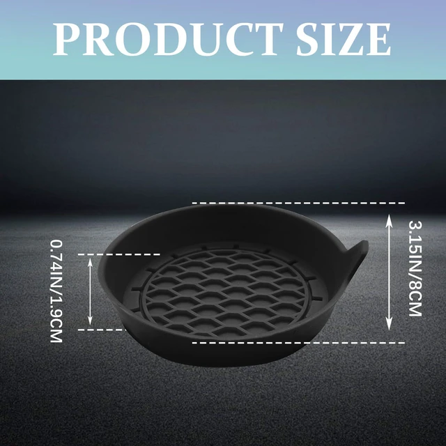 Alt view image 2 of 6 - Silicone Car Cup Holder Insert,4 Pack Non Slip Cup Holder Coasters for Cars,Spill Resistant Cup Holder Liner Protector,Vehicle Cup Holder Mats for SUV Sedan Truck Car Interior AccessoriesBlack