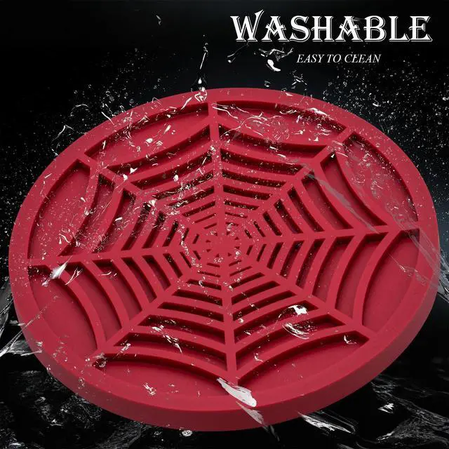 Alt view image 5 of 7 - 2PCS Car Cup Holder Coasters, 2.75 Inch Universal Non-Slip Insert Water Bottle Holder Pads, Car Interior Accessories Sets (Red)