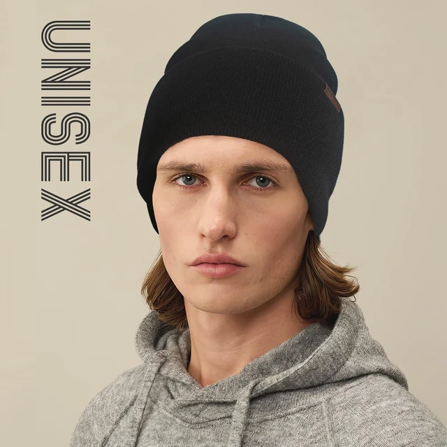Alt view image 7 of 7 - Unisex Knit Cuffed Beanie Hat, Plain Skull Cap Lightweight for Daily Wear | Multicolor unisex knit beanie, stretchy & breathable, lightweight design for allseason daily & outdoor wear