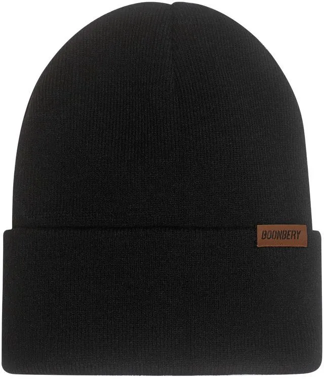 Main image of Unisex Knit Cuffed Beanie Hat, Plain Skull Cap Lightweight for Daily Wear | Multicolor unisex knit beanie, stretchy & breathable, lightweight design for allseason daily & outdoor wear