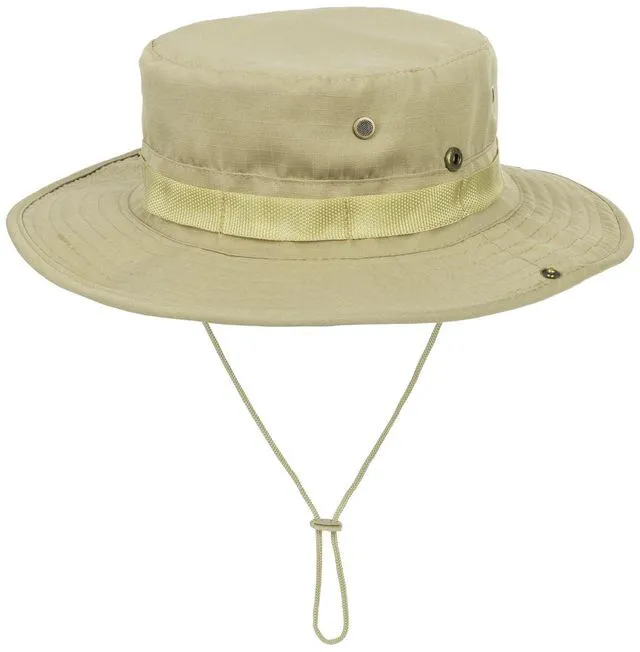 Main image of Summer Sun Hats for Men-Women Outdoor UV Protection Fishing Hat Foldable Boonie Hat Hiking Beach Hat Khaki Beige