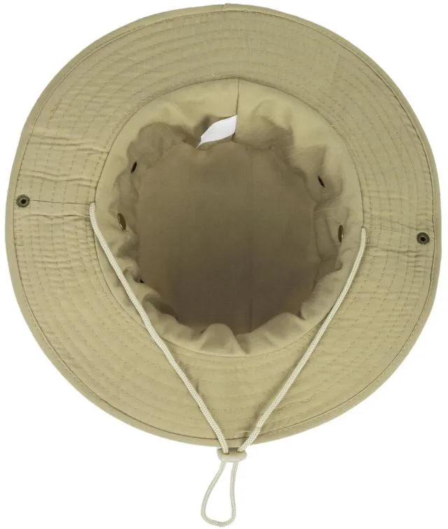 Alt view image 5 of 6 - Summer Sun Hats for Men-Women Outdoor UV Protection Fishing Hat Foldable Boonie Hat Hiking Beach Hat Khaki Beige