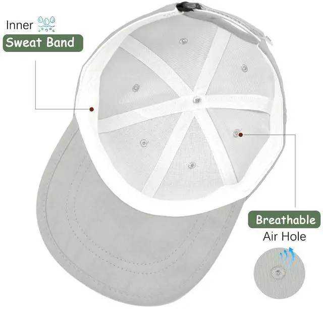 Alt view image 5 of 6 - ZOORON Baseball Cap Golf Dad Hat Soft Brim Original Classic Low Profile Cotton Hat Plain Cap Men Women