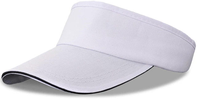 Main image of choyaxo Sun Visor Hat UV Protection Beach Hat Golf Cap for Men Women Summer Beach Pool Sports Golf White
