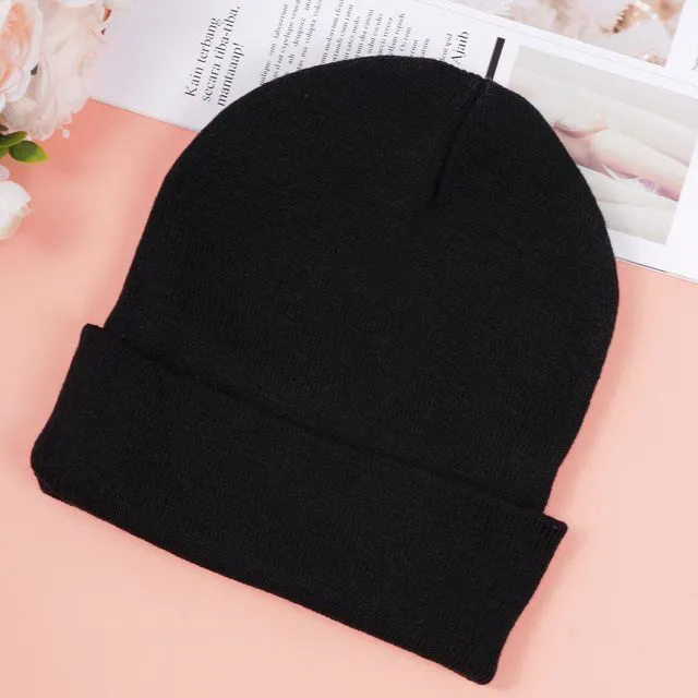 Alt view image 4 of 7 - Pistha Beanie for Men Women-Knit Beanie Hats Skull Cap Winter Warm Hat | Womens Beanies Knit Beanie Cuffed Beanie Winter Hat Unisex for Cold Weather
