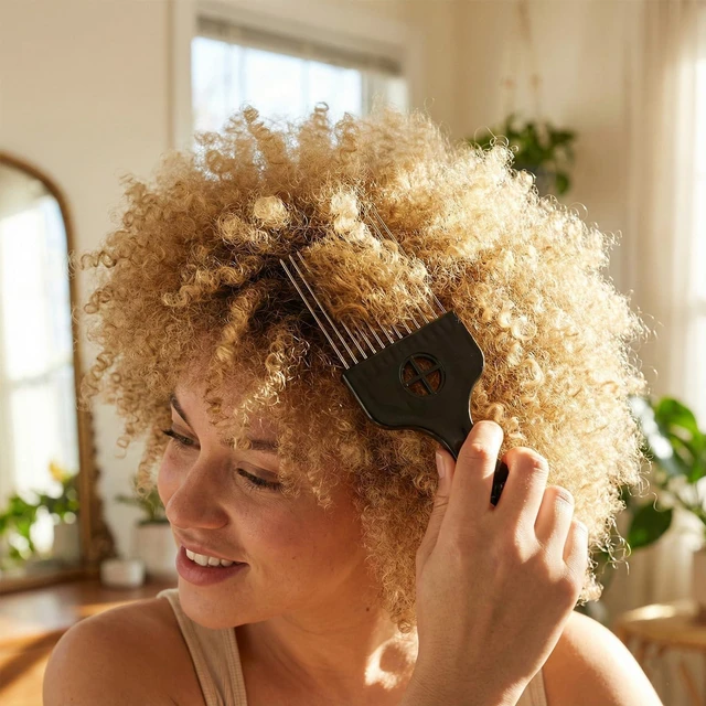 Alt view image 4 of 5 - 2PCS Sponge for Hair Set, Curl Sponges, Hair Sponges for Black Men Curls, Suitable for Free Styling, Daily Hairs Care,Travel and Gym Hairs Care