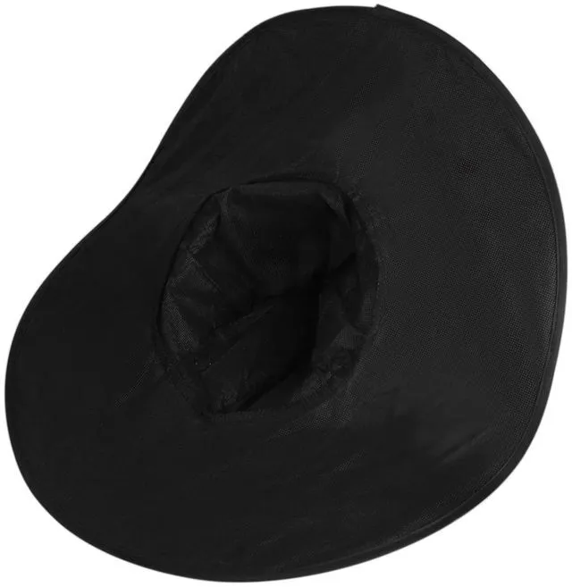 Alt view image 4 of 7 - SIQITECHNO Halloween Witch Hat With Spider Bat Black ruched Wizard Cap for Halloween Party Decoration Witch Cosplay Costume Accessory