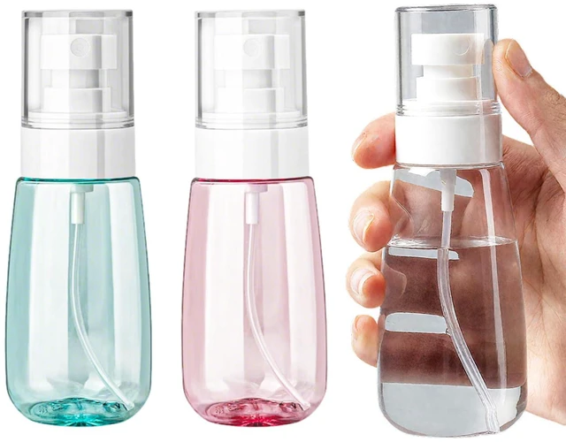Main image of JUNIPLTER 3 Pack Mini Spray Bottles 2oz / 60ml, Fine Mist Water Spray Bottle Leak Proof, Refillable Travel Bottles for Toner, Cosmetics & Hair Care