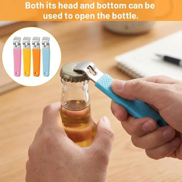Alt view image 6 of 7 - Shimmeroo 4PCS Vial Opener Tool, Stainless Steel Mini Bottle Vial Decapper | Opening Oral Liquids Bottle Caps Opener Convenient for Nurses Pharmacy Vials and Home Use
