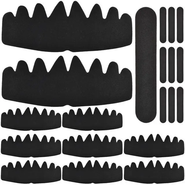 Alt view image 2 of 7 - 10Pcs Baseball Cap Inserts & Hat Shapers, Flexible Felt Sweat Liners | Sweat Protection Cap Reshaper Stiffener for Brim & Crown Support for Men Women