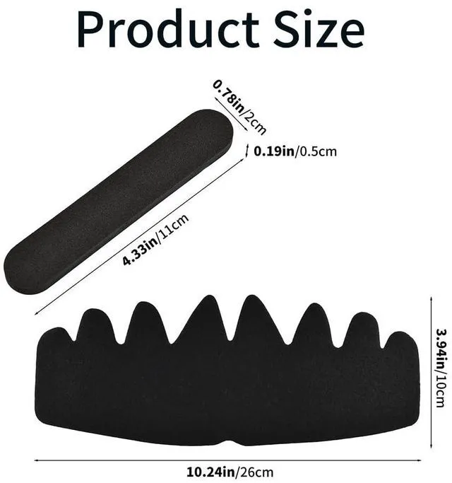 Alt view image 4 of 7 - 10Pcs Baseball Cap Inserts & Hat Shapers, Flexible Felt Sweat Liners | Sweat Protection Cap Reshaper Stiffener for Brim & Crown Support for Men Women