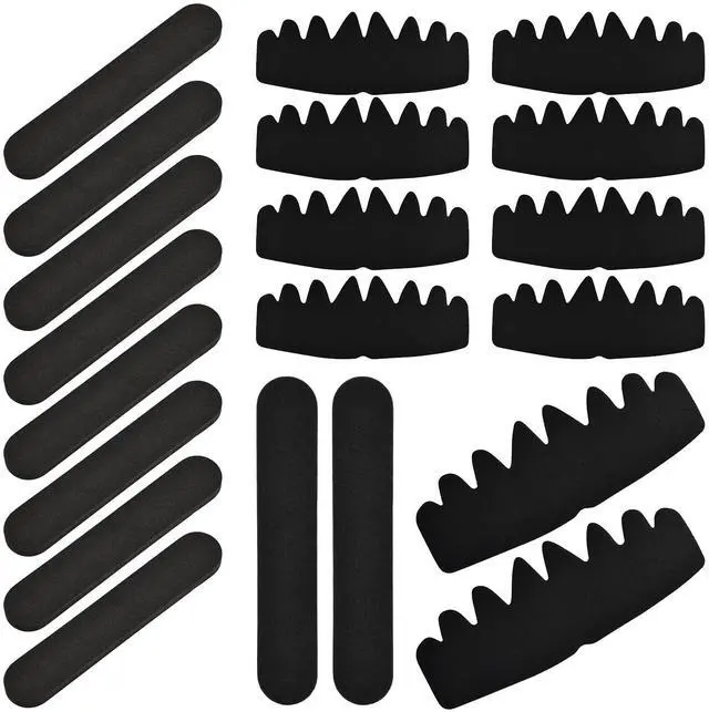 Alt view image 3 of 7 - 10Pcs Baseball Cap Inserts & Hat Shapers, Flexible Felt Sweat Liners | Sweat Protection Cap Reshaper Stiffener for Brim & Crown Support for Men Women