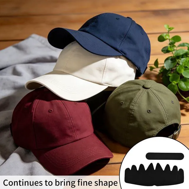 Alt view image 7 of 7 - 10Pcs Baseball Cap Inserts & Hat Shapers, Flexible Felt Sweat Liners | Sweat Protection Cap Reshaper Stiffener for Brim & Crown Support for Men Women