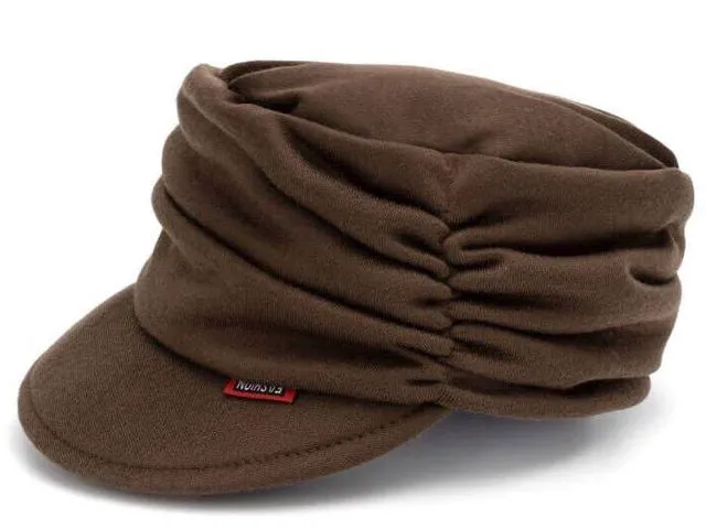 Main image of Lrastok Coffee Chemo Headwear Soft Newsboy Cap Baseball Cap for Women