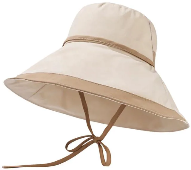 Main image of Sun Hats for Women-Large Wide Brim-Summer UV-Protection Outdoor Fishing Hat