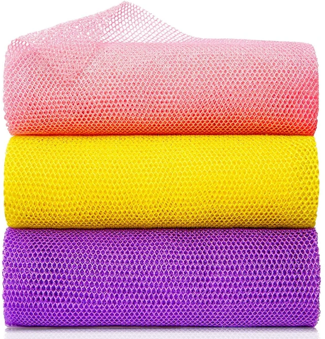 Main image of African Net Sponge African Exfoliating Net African Bath Sponge African Scrubbing Long Net Rag African Wash Net Shower Body Scrubber