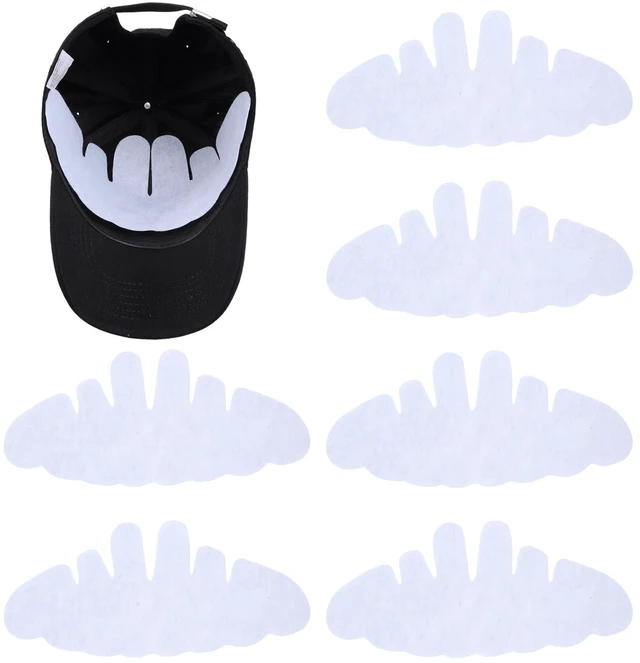Main image of 6Pcs Baseball Caps Inserts Shapers, Reusable Hat Fitter, Washable | Flexible, Polyester Fabric Hat Liner Cap, Unique Cave Design for Baseball & Sun Hats