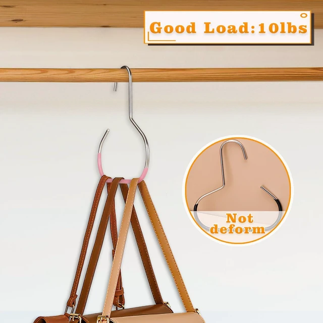 Alt view image 5 of 7 - Vinommart 4 Pack Hat Organizer for Baseball Caps, Baseball Hanger Holder for Closet, Ball Cap Hat Racks Storage Organizer for Caps Beanie Belt Tie Purse