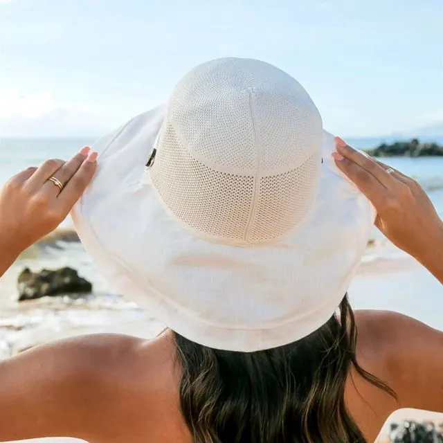 Alt view image 5 of 7 - Womens-Mesh-Sun-Hats-Bucket-Hat Outdoor-UV-Protection-Foldable-Fishing-Hat