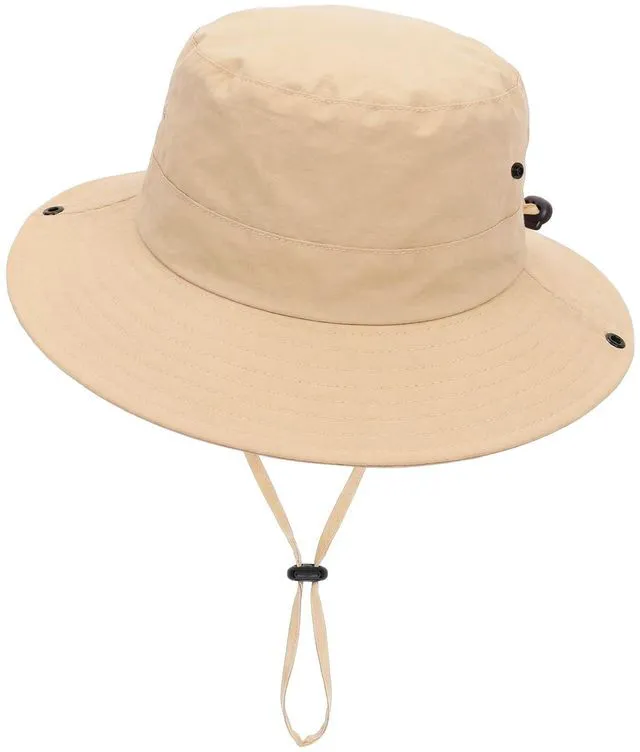 Main image of Sdfvsdg Outdoor Kids Sun Hat UPF Quick Dry Foldable Bucket Hat Toddler Summer Fishing Hats for Girls Boys Khaki