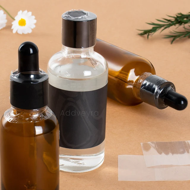 Alt view image 3 of 6 - Addveyra Shrink Wrap Bands for Bottles Jars Covers Heat Seal Clear 100 Pcs