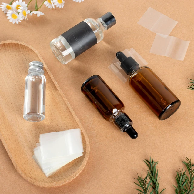 Alt view image 4 of 6 - Addveyra Shrink Wrap Bands for Bottles Jars Covers Heat Seal Clear 100 Pcs