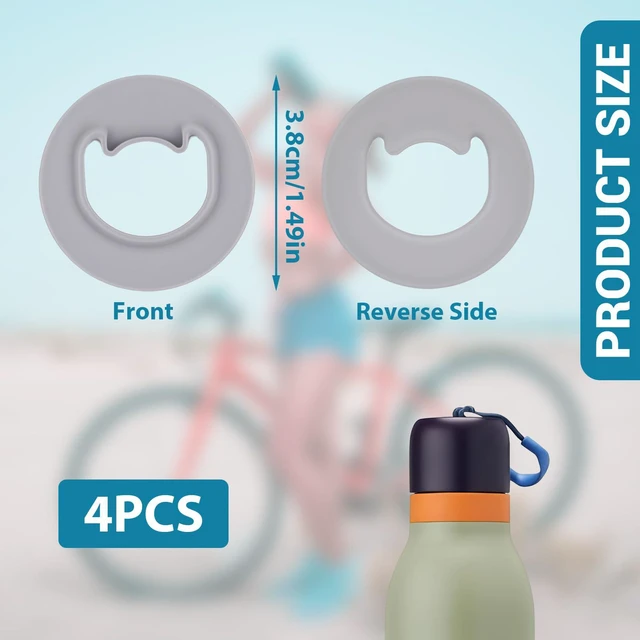 Alt view image 2 of 6 - 4 Pcs Stopper Replacement for FreeSip Twist 18oz 24oz Water Bottle Top Cap Mouth Lid Seal Gasket Accessories