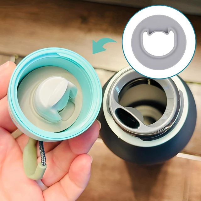 Alt view image 6 of 6 - 4 Pcs Stopper Replacement for FreeSip Twist 18oz 24oz Water Bottle Top Cap Mouth Lid Seal Gasket Accessories