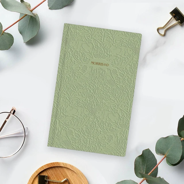 Alt view image 3 of 7 - Morris & Co. by Blue Sky 5"x8" Bookbound Journal Brer Rabbit Green