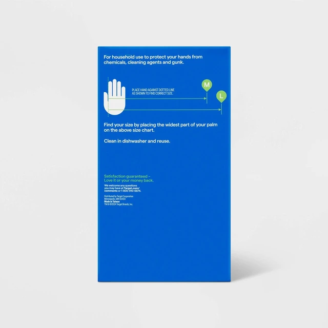 Alt view image 3 of 7 - Durable Ultra Comfort Latex-Free Reusable Gloves - up&up