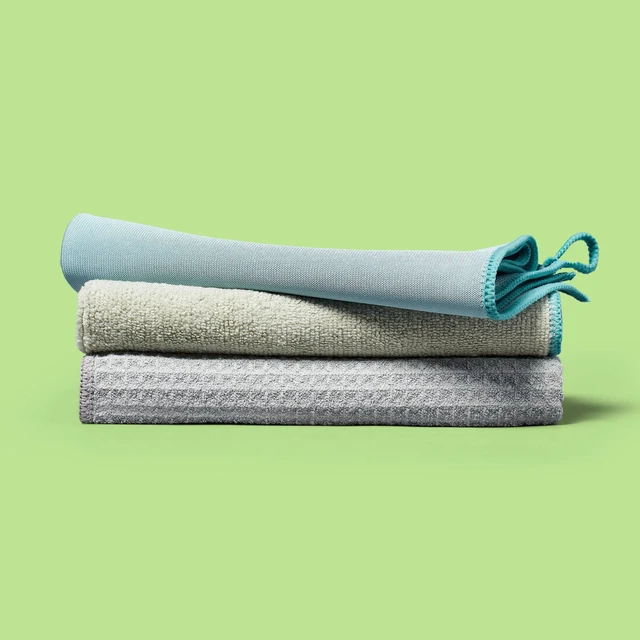 Alt view image 2 of 7 - Microfiber Dust Cloths - 3pk - up&up: Reusable, Hanging Loop