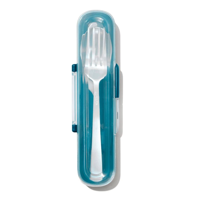 Alt view image 6 of 6 - Prep and Go Utensils with Case: Travel Reusable Utensil Set, Stainless Steel & Plastic, Dishwasher-Safe, Adult Use