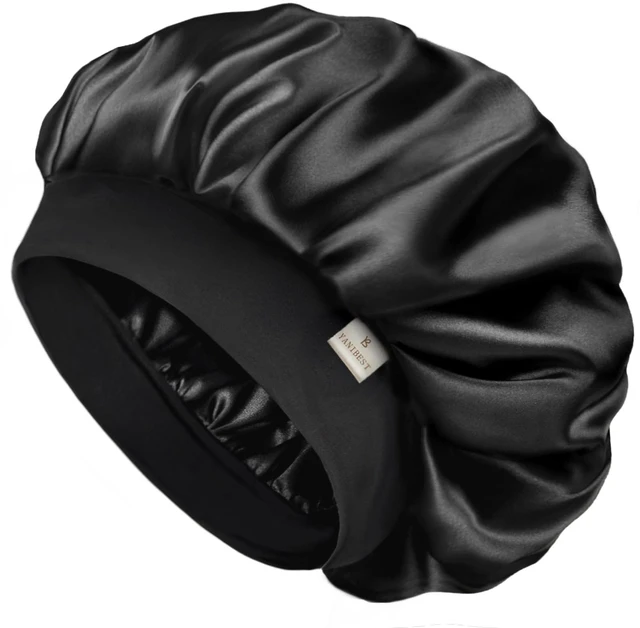 Main image of Satin Bonnet for Men Women, Sleep Cap to Maintain Moisture