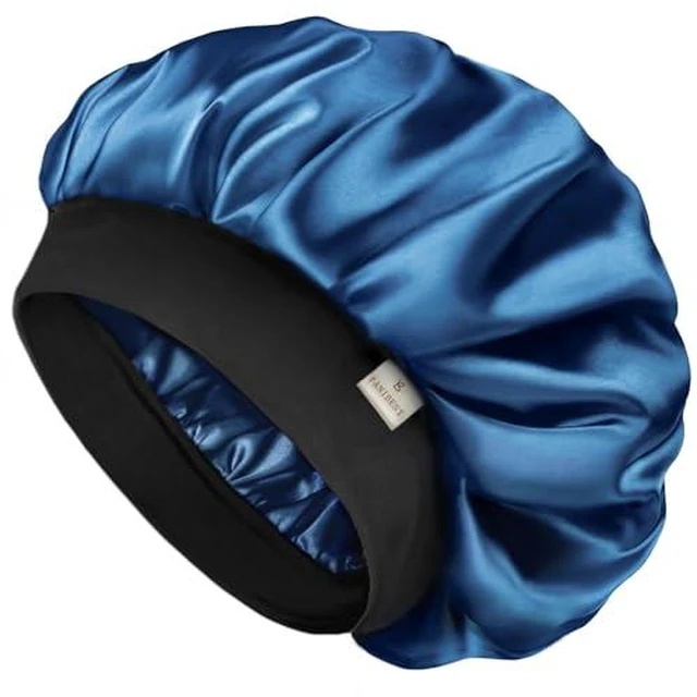 Alt view image 6 of 7 - Satin Bonnet for Men Women, Sleep Cap to Maintain Moisture