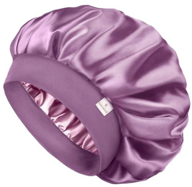 Alt view image 7 of 7 - Satin Bonnet for Men Women, Sleep Cap to Maintain Moisture