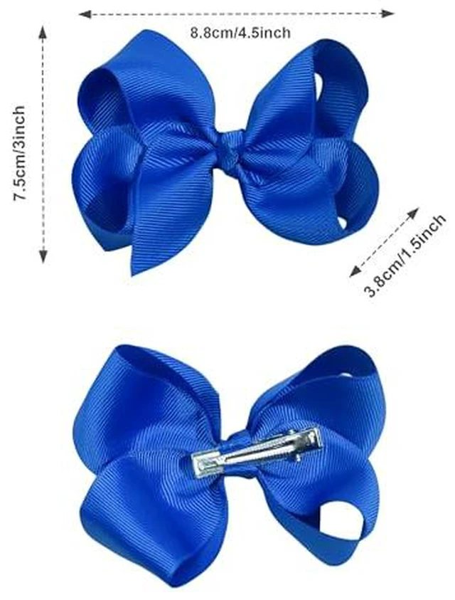 Alt view image 2 of 6 - 40PCS 4.5 Inch Hair Bows for Girls Toddler Hair Accessories in Pairs