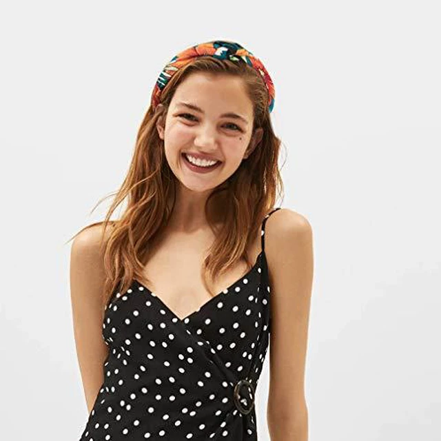 Alt view image 4 of 7 - Womens Headbands Boho Headbands for Women 12 Pack Knot Headband Women Knotted Head Band Elastic Turban HeadBands Boho Bandeau Wide Hair Bands Hair Accessories for Washing Face