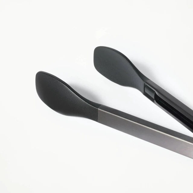 Alt view image 3 of 7 - 9" Stainless Steel Tong with Silicone - Figmint