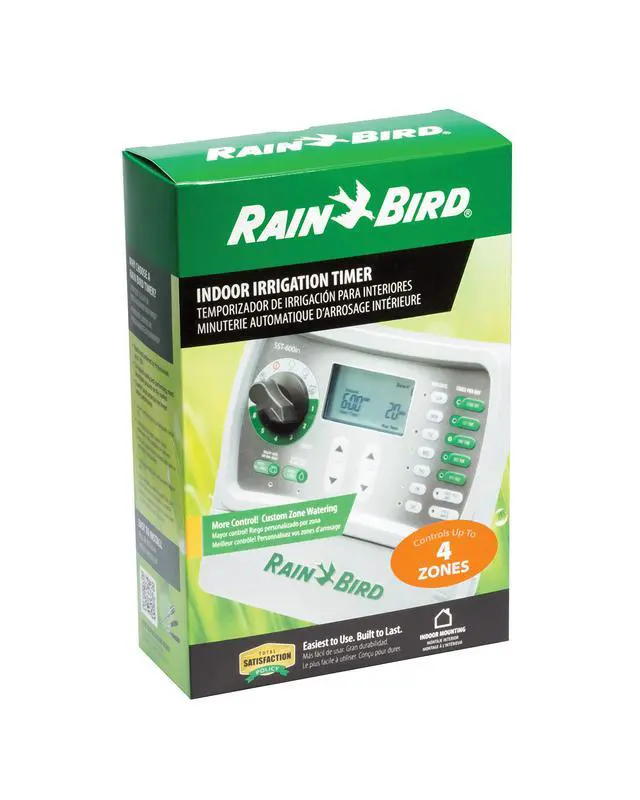 Alt view image 2 of 2 - Rain Bird SST400IN Irrigation Controller, Indoor, 4-Station