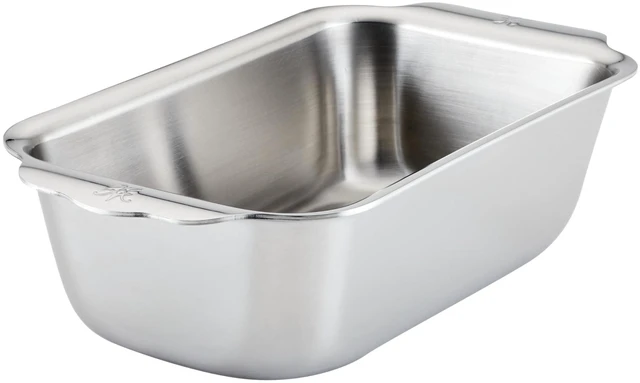 Main image of Provisions OvenBond Tri-ply Clad Stainless Steel, 1-Pound Loaf Pan (9" x 5")
