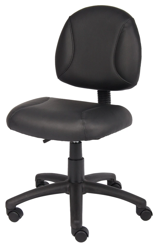 Alt view image 5 of 7 - Posture Task Chair Without Arms in Black, Low-Back (B305)