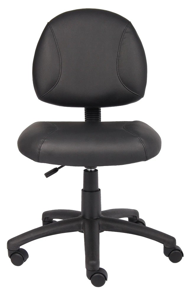 Alt view image 6 of 7 - Posture Task Chair Without Arms in Black, Low-Back (B305)