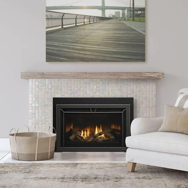 Alt view image 6 of 7 - 40 Sheets 6.6" x 6.6" Rainbow White Glass Mosaic Peel and Stick Backsplash Tiles, Quartz Glass Self Adhesive Wall Tiles, Waterproof StickOn Panels for Kitchen Bathroom Laundry RV Fireplace
