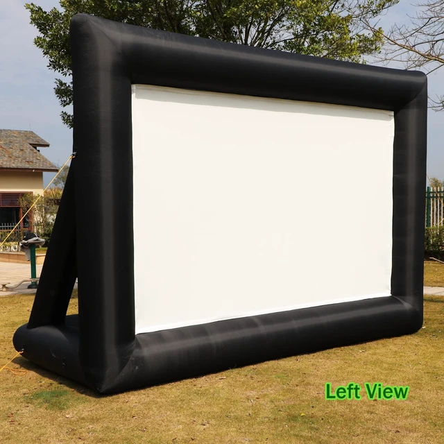 Alt view image 7 of 7 - 16ft Inflatable Movie Projector Screen, Indoor and Outdoor Projector Screen with Carry Bag for Front and Rear Projection