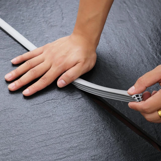 Alt view image 4 of 6 - Flexible EPDM Rubber Expansion Joint Filler 25 Feet Length 11/2 Inch Wide for 11/4 to 11/2 Inch Gaps Weather Aging Resistant Strip for Concrete Crack Driveway Repair