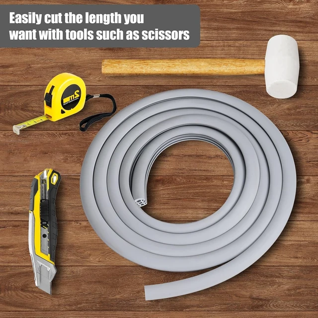 Alt view image 5 of 6 - Flexible EPDM Rubber Expansion Joint Filler 25 Feet Length 11/2 Inch Wide for 11/4 to 11/2 Inch Gaps Weather Aging Resistant Strip for Concrete Crack Driveway Repair