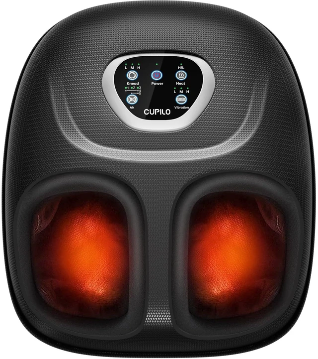 Main image of Foot Massager 2026 Upgraded FSA Eligible, Birthday Gifts for Women | HSA Store 5 Levels Compression & Vibration Massage for Plantar Fasciitis Relief, NTC Heat & Deep Kneading for Tired Foot