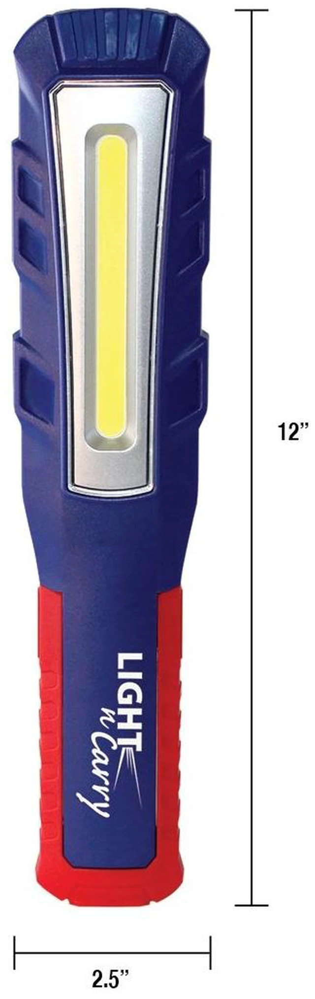 Alt view image 2 of 7 - Light-N-Carry LNC1841 Industrial Grade Rechargeable Work Light with Magnetic Base, Hanging Hooks, and USB Charging Output- 800 Lumen