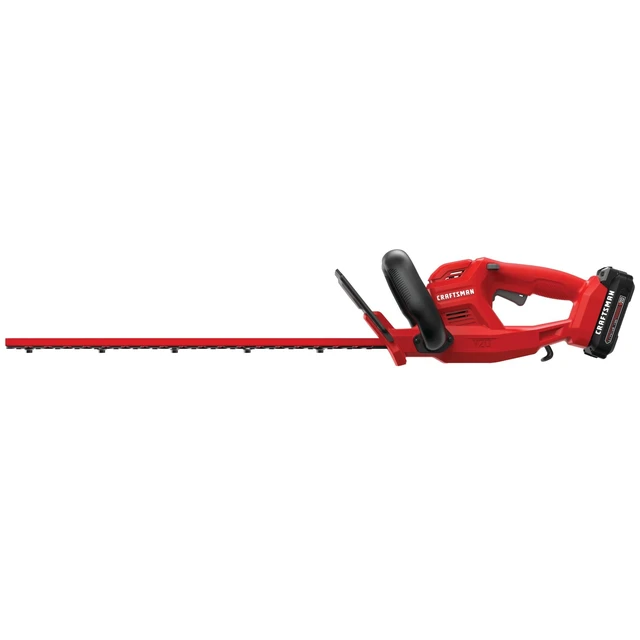 Alt view image 6 of 7 - V20 Cordless Hedge Trimmer with Battery and Charger Included, 20 in. Blade, Rechargeable Bush Trimmer Cordless, Lightweight (CMCHT810C1)