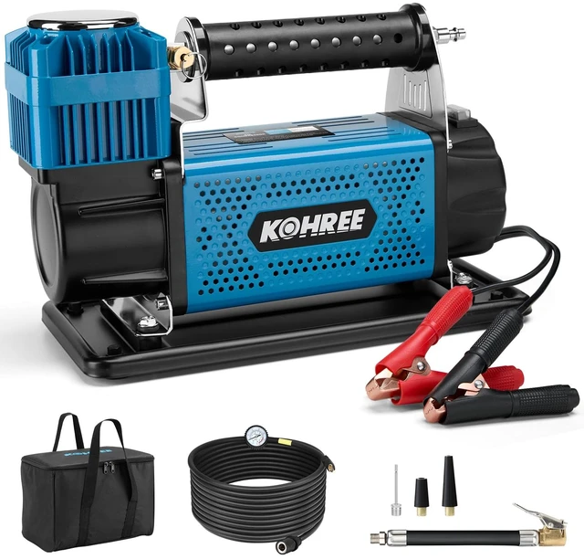 Main image of 12V Air Compressor, 7.06 CFM Fast Tire Inflator, Heavy Duty | Tire Pump with Max 150 PSI for Offroad Truck, RV, 4x4 Vehicles